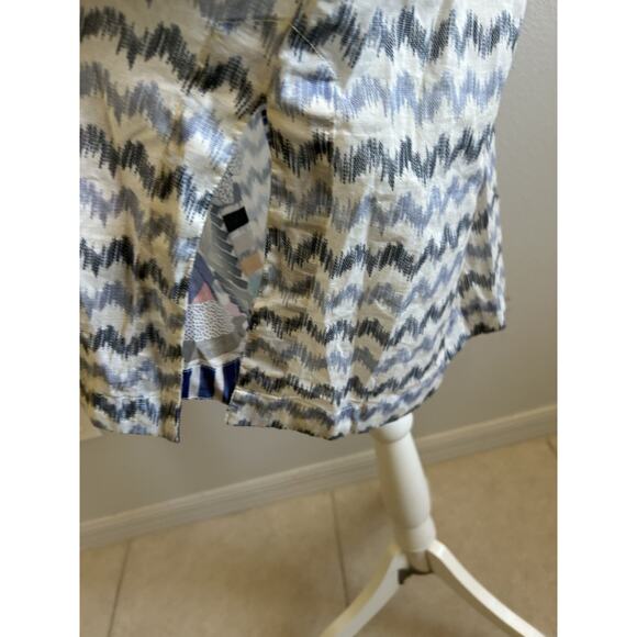 Beaded TUNIC Med KAFTAN COCO Dress V-Neck Flowers Boho Patchwork Coverup ZARA - Picture 11 of 12